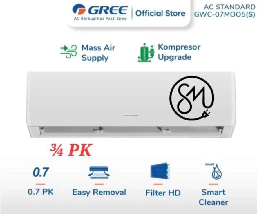 Daftar Harga AC Gree 3/4 Pk Wilayah Jakarta 2024